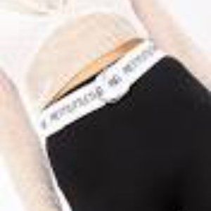 PLT NAME BRAND BELT BLACK AND WHITE